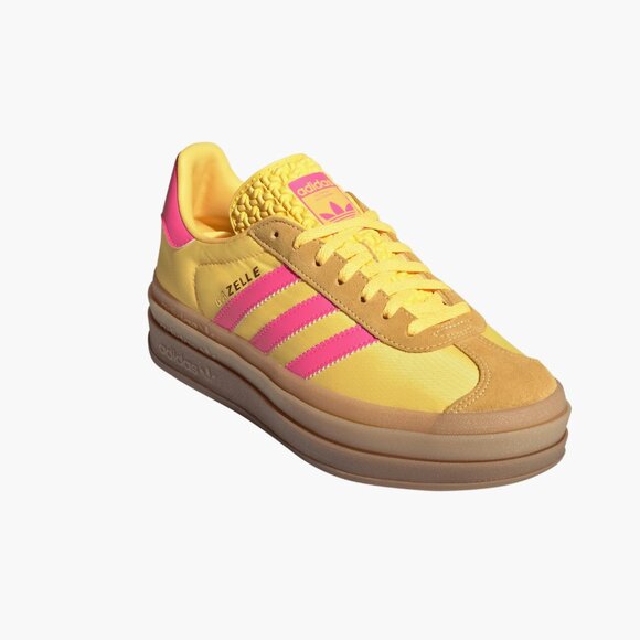 adidas Gazelle Yellow and Pink Sneakers - Picture 2 of 14